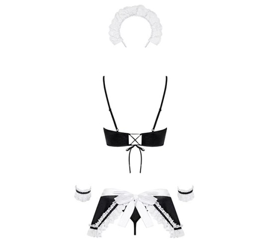 Przebranie pokojówki - Obsessive Maid Costume S/M